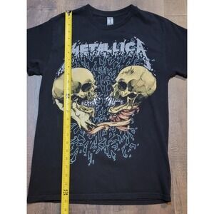 Metallica Sad But True T Shirt Pushhead Black Graphic Tee Gildan S‎